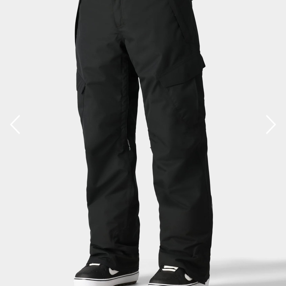 Men's Black INFINITY INSULATED CARGO PANT Small snowboard ski winter